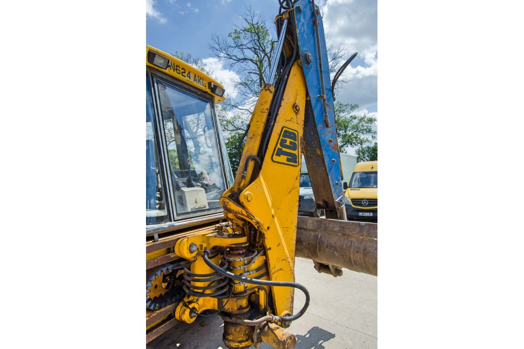 JCB 3CX backhoe loader Year: 1996 S/N: 440871 Recorded Hours: 9395 4-in-1 bucket, fork carriage & - Image 11 of 22