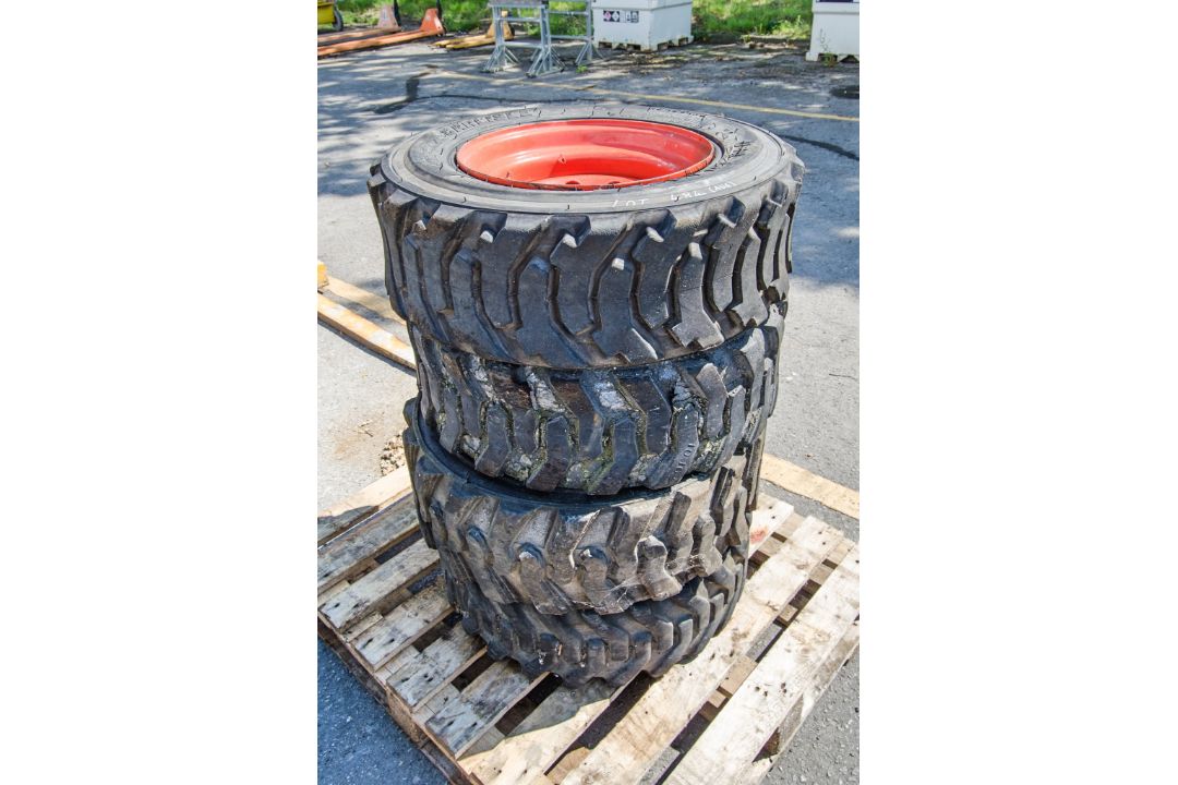 4 - 10-16.5 wheels and tyres - Image 1 of 2