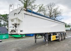 Wilcox 11 metre tri-axle walking floor aggregate trailer Year: 2018 S/N: 18W15408 Reg Ident: C474866