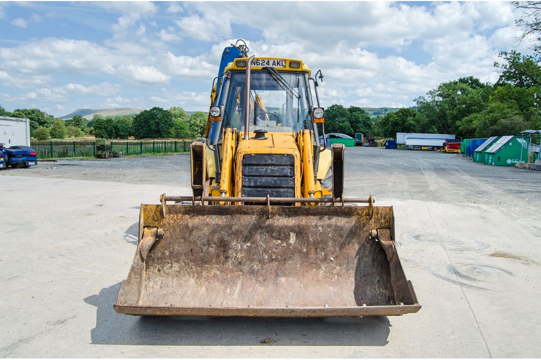 JCB 3CX backhoe loader Year: 1996 S/N: 440871 Recorded Hours: 9395 4-in-1 bucket, fork carriage & - Image 5 of 22