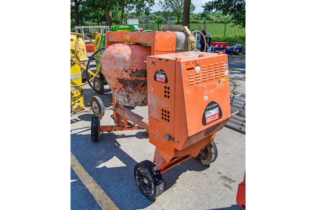 Belle Premier 100XT diesel driven electric start site mixer ** Pull cord assembly missing** - Image 2 of 3