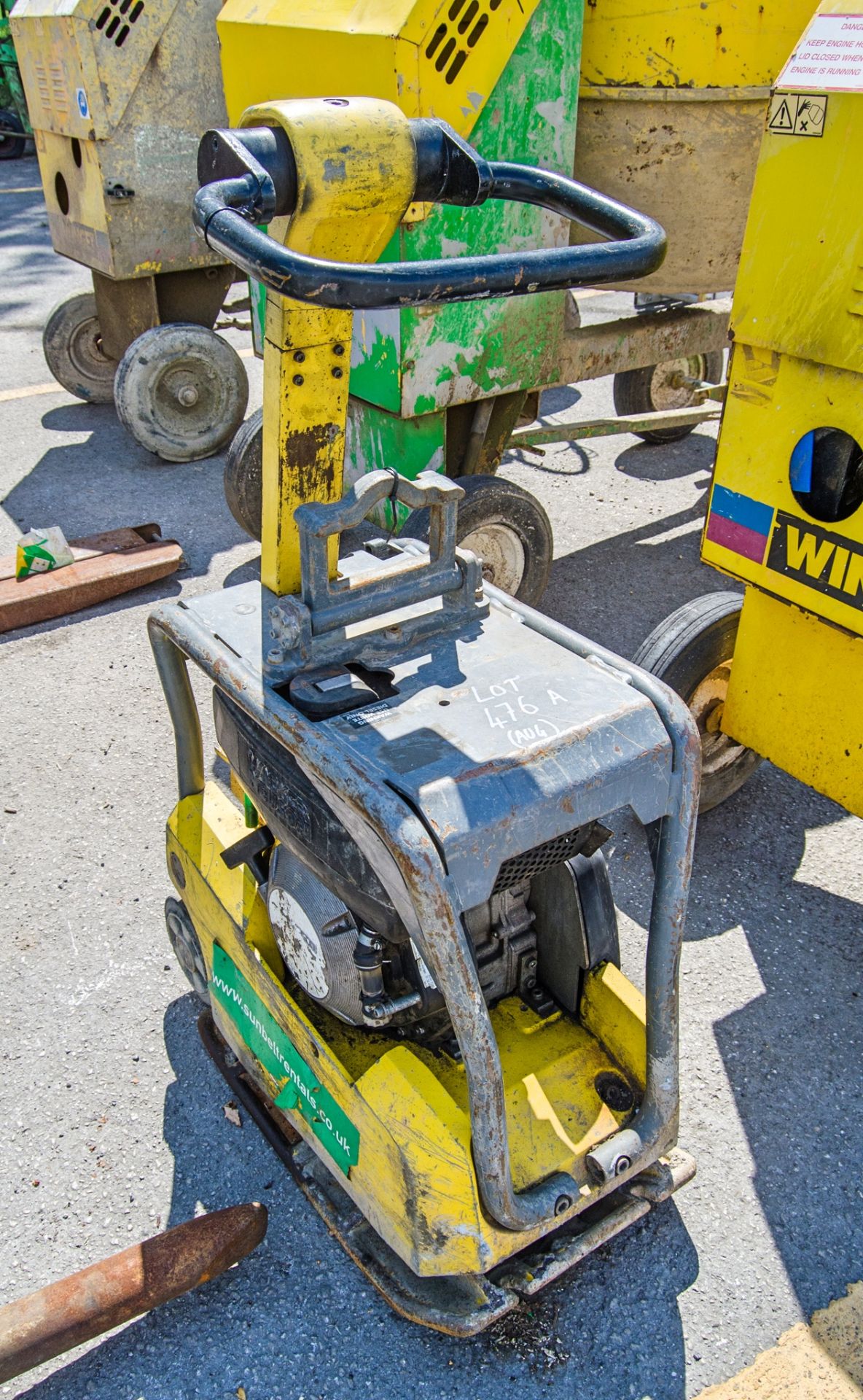 Wacker Neuson DPU2540H diesel driven forward/reverse compactor plate Year: 2018 S/N: 1075425