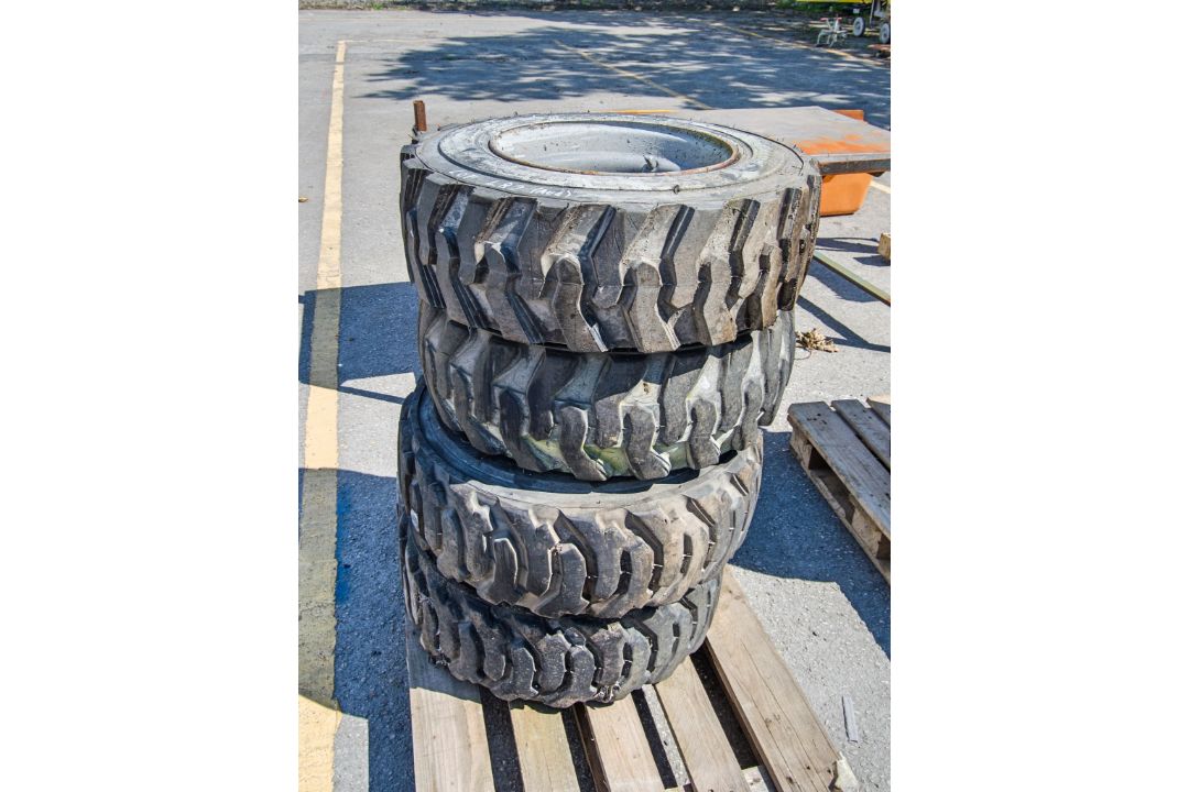 4 - 10-16.5 wheels and tyres - Image 1 of 2