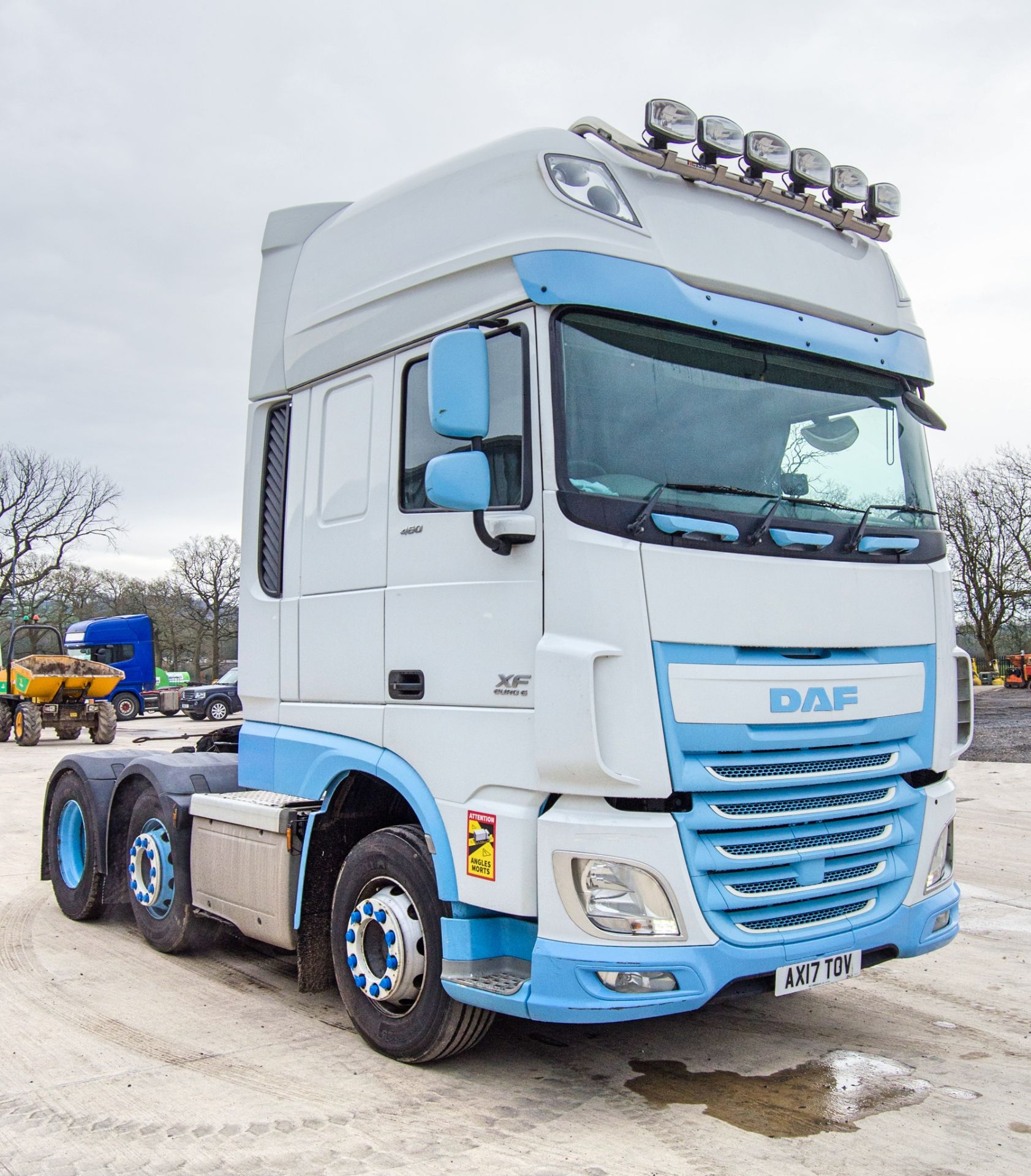 DAF 460 XF Euro 6 6x2 tractor unit Registration Number: AX17 TOV Date of Registration: 17/08/2017 - Image 2 of 30