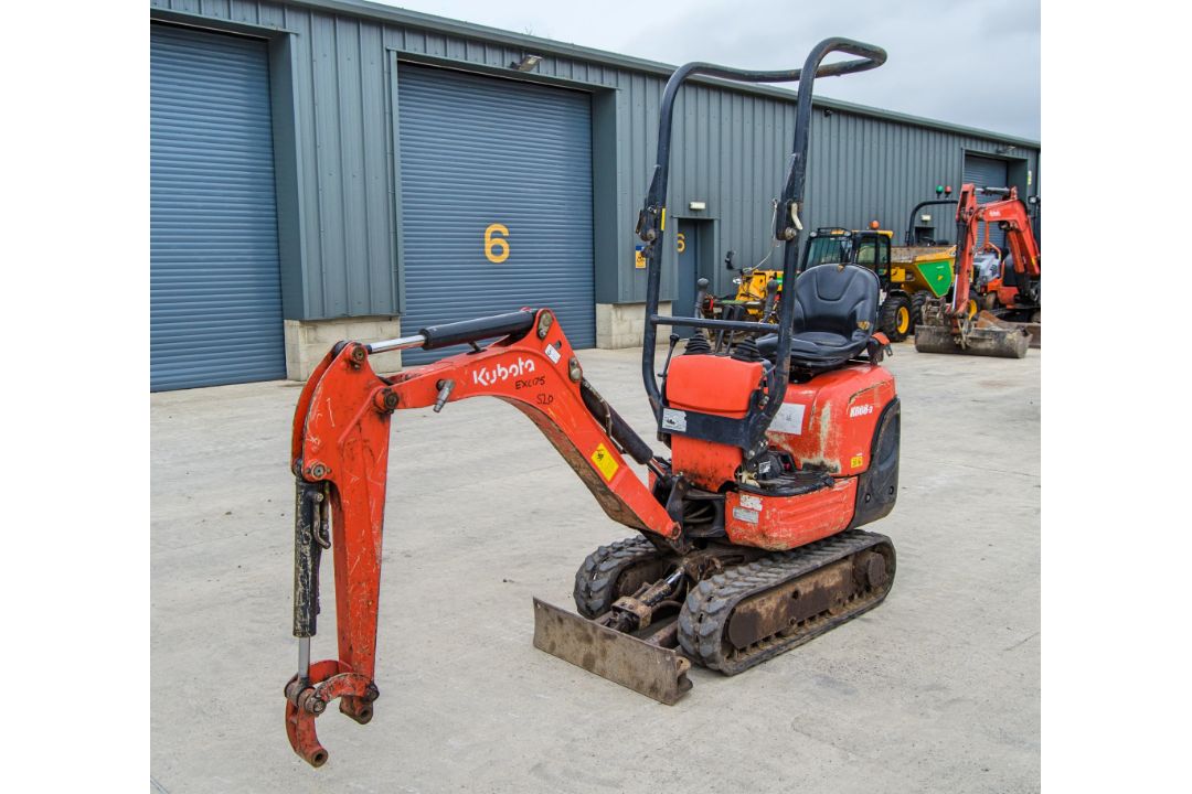 Kubota K008-3 0.8 tonne rubber tracked micro excavator Year: 2018 S/N: 30719 Recorded Hours: 2059 - Image 1 of 26