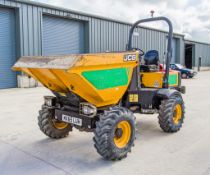 JCB 3 tonne swivel skip dumper Year: 2016 S/N: EGGRF9882 Recorded Hours: Not displayed (Clock blank)