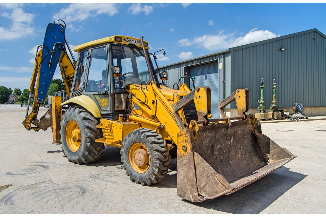 JCB 3CX backhoe loader Year: 1996 S/N: 440871 Recorded Hours: 9395 4-in-1 bucket, fork carriage & - Image 2 of 22