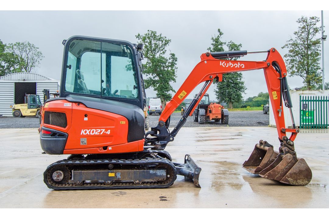 Kubota KX027-4 2.7 tonne rubber tracked excavator Year: 2017 S/N: 50427 Recorded Hours: 1609 - Image 8 of 26