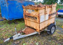 Western Transcube 950 litre fast tow mobile bunded fuel bowser c/w manual pump & delivery hose (