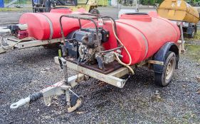 Western 950 litre fast tow mobile diesel pressure washer bowser 1709DEM001 ** No hose or lance **