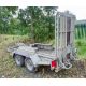 Indespension 8ft x 4 ft tandem axle plant trailer c/w Digadoc excavator docking system S/N: 127622 - Image 4 of 7
