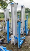 Genie SLA15 manual material hoist 17051425 ** No forks & cable snapped **