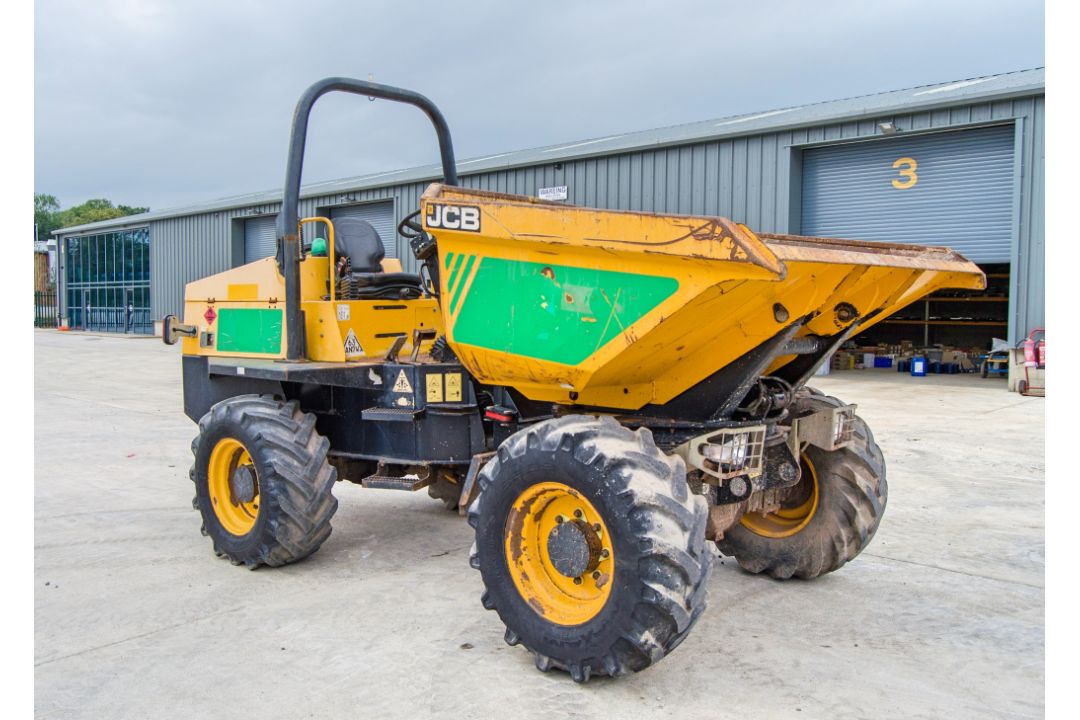 JCB 6 tonne swivel skip dumper Year: 2016 S/N: E66RL9848 Recorded Hours: 1724 c/w V5C registration - Image 2 of 24