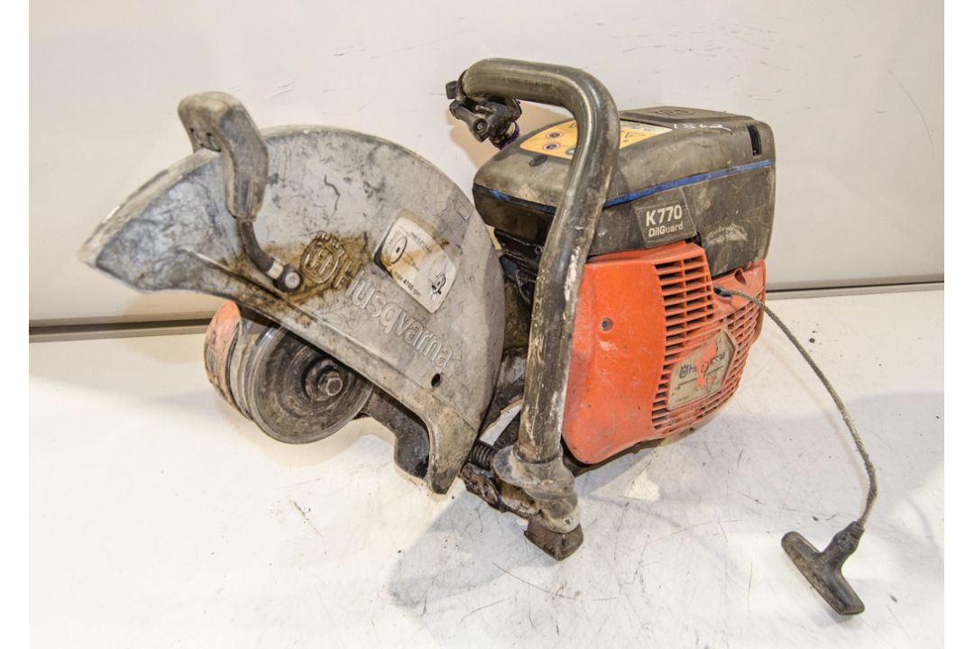 Husqvarna K770 petrol driven cut off saw ** Pull cord loose ** - Image 1 of 2