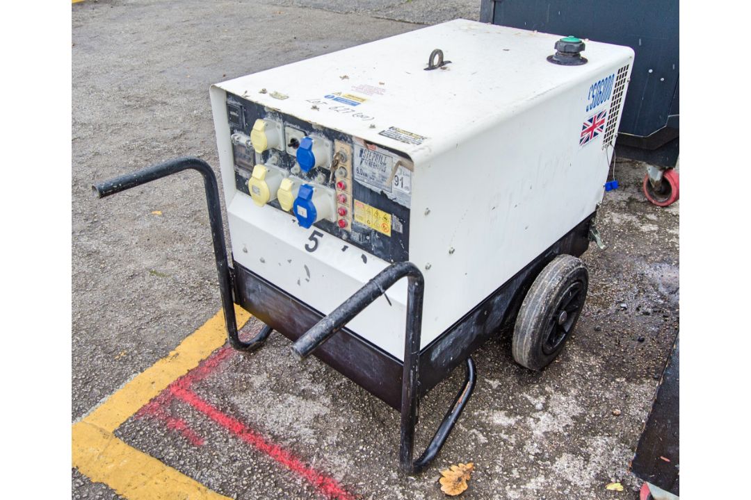 Stephill 6 kva diesel driven generator S/N: 280701 Recorded Hours: 4186 EXP5602 - Image 1 of 4