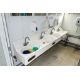 20ft x 8ft steel toilet site unit Comprising of: 2 - showers, 2 - cubicles, 2 - urinals, 5 sinks & - Image 9 of 12