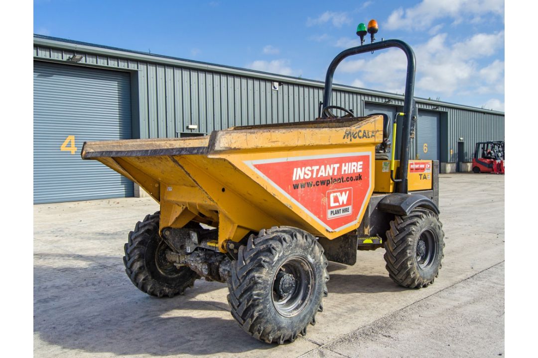 Mecalac TA3 3 tonne straight skip dumper Year: 2018 S/N: 5475 Recorded hours: 1278 CW20038 - Image 1 of 22