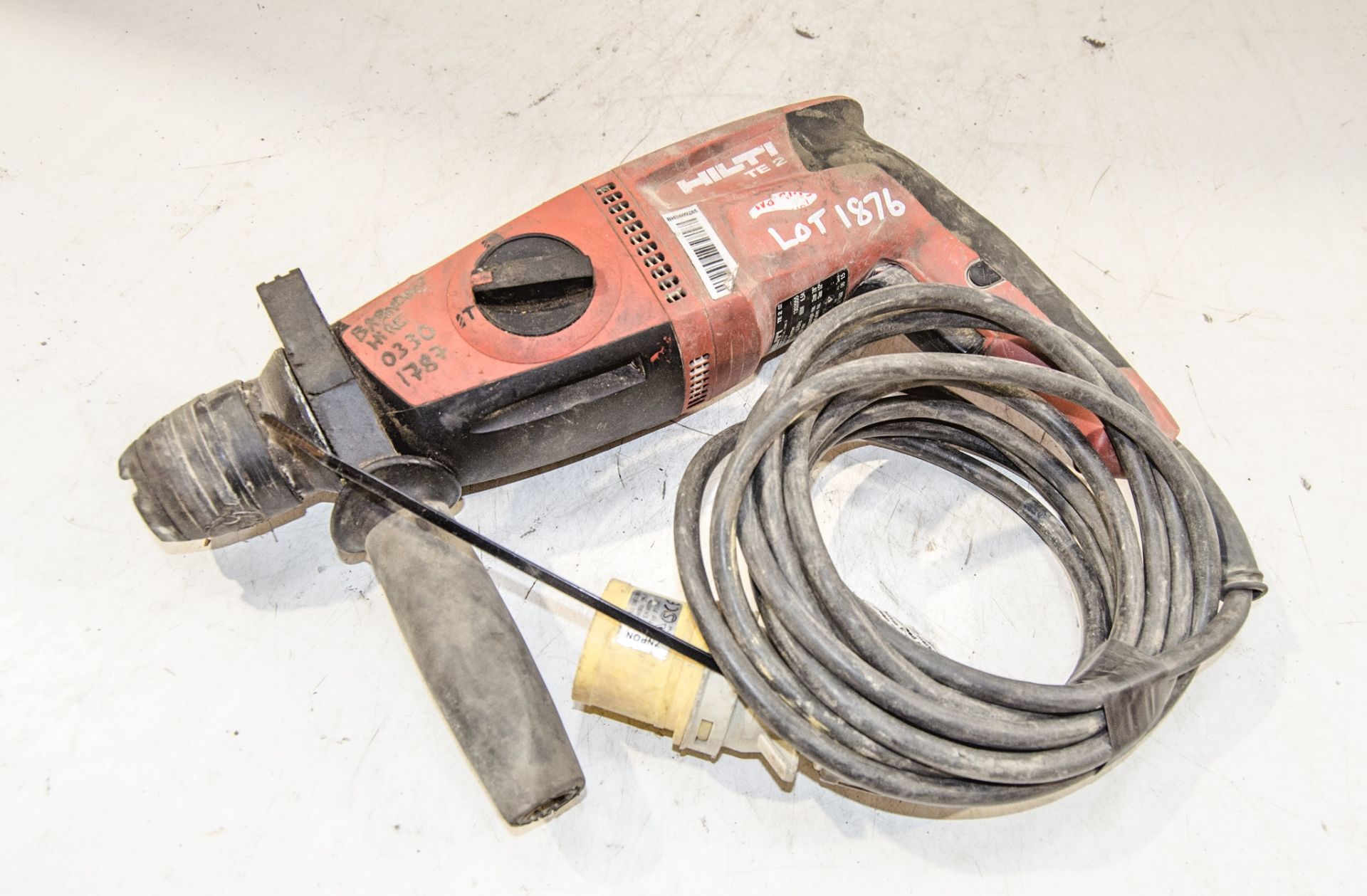 Hilti TE2 110V SDS rotary hammer drill 03301787