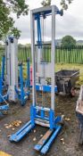 Genie manual material hoist c/w forks