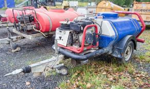 Brendon Bowsers 950 litre fast tow mobile diesel pressure washer bowser c/w hose & lance 23070233