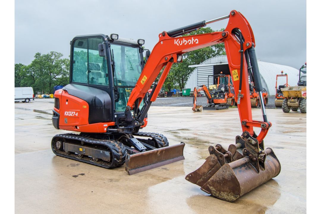 Kubota KX027-4 2.7 tonne rubber tracked excavator Year: 2017 S/N: 50427 Recorded Hours: 1609 - Image 2 of 26