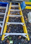 Lyte 6 tread glass fibre framed step ladder AS14348