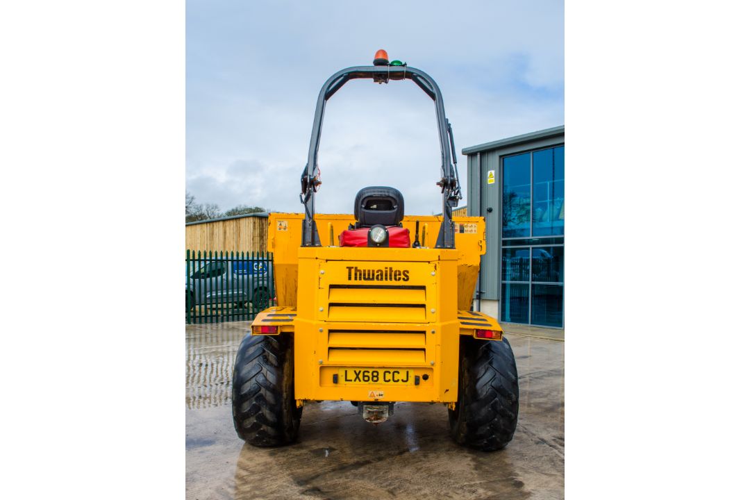 Thwaites 9 tonne straight skip dumper  Year: 2018 S/N: 806E3954 Recorded Hours: 2039 c/w V5C - Image 6 of 19