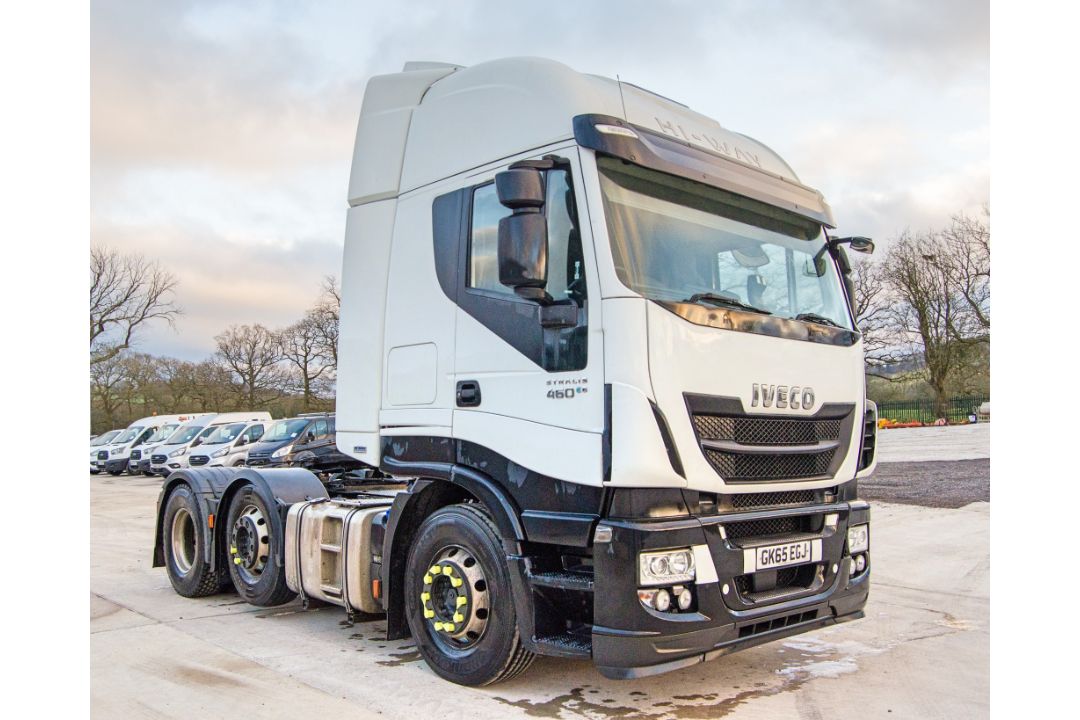 Iveco Stralis 460 E6 Hi-Way 6x2 tractor unit Registration Number: GK65 EGJ Date of Registration: - Image 2 of 33