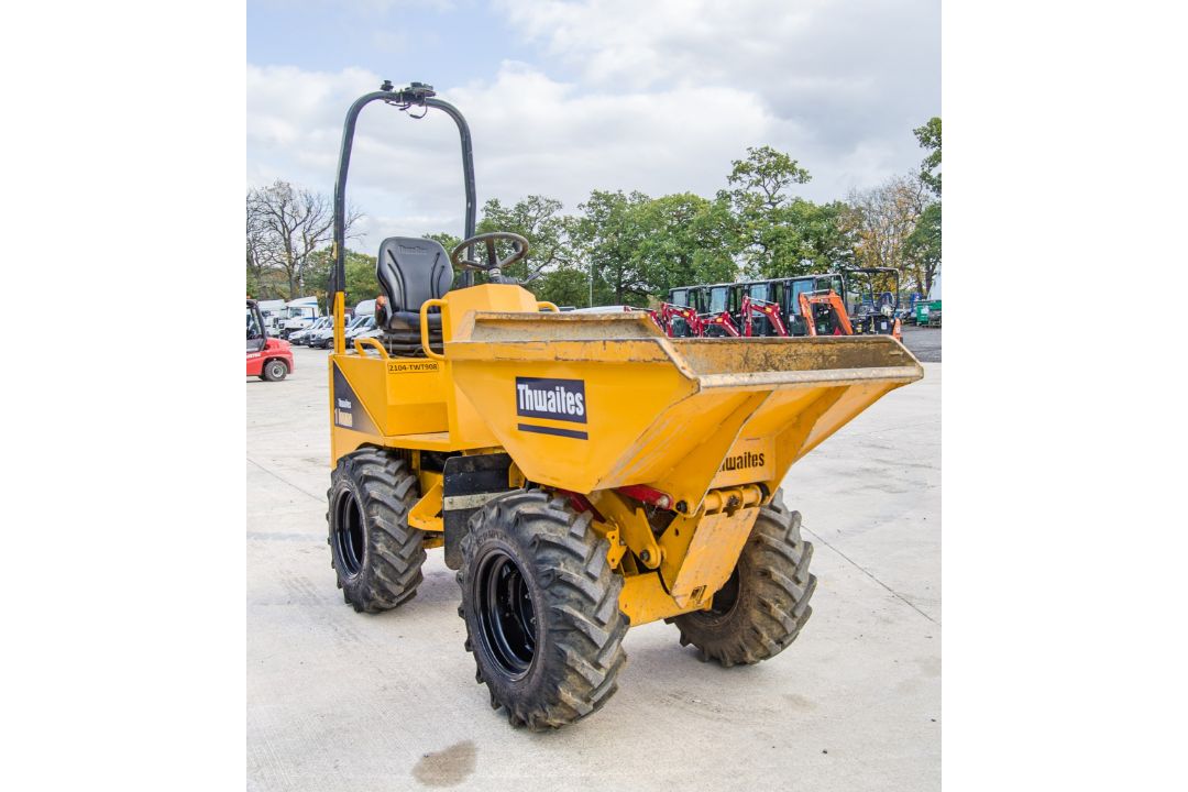 Thwaites 1 tonne hi tip dumper Year: 2021 S/N: 119F3199 Recorded Hours: 892 2104TWT908 - Image 2 of 22