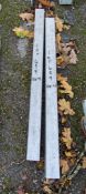 Pair of Genie lift fork extensions