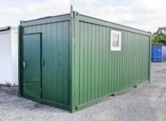 20ft x 8ft steel toilet site unit Comprising of: 2 - showers, 2 - cubicles, 2 - urinals, 5 sinks &
