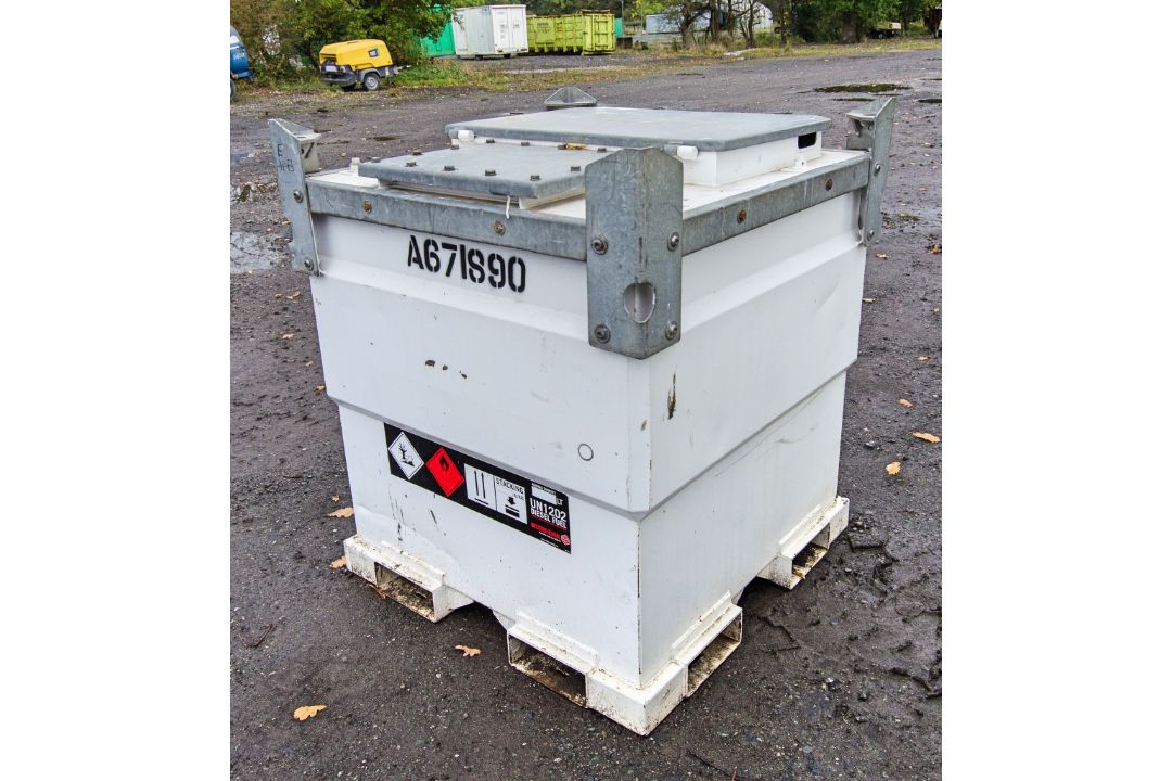 Western Trans Cube 910 litre static bunded fuel bowser A671890 ** No pump, delivery hose or - Image 2 of 3