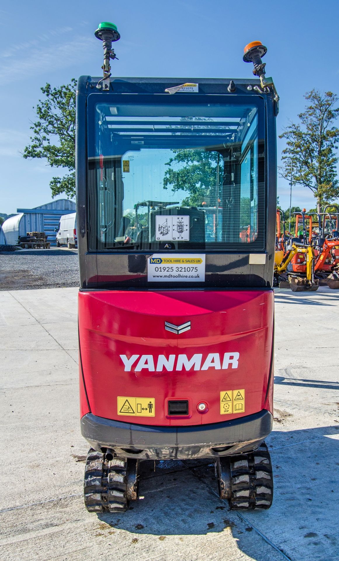 Yanmar SV15VT 1.5 tonne rubber tracked mini excavator Year of manufacture: 2022 Model year: 2023 S/ - Image 6 of 26