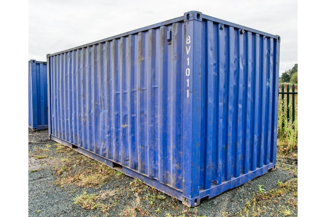 20ft x 8ft steel shipping container BV1011 - Image 4 of 5