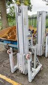 Sumner 2015 manual material hoist c/w forks 150 kg , HS code : 842539000 , Origin : US
