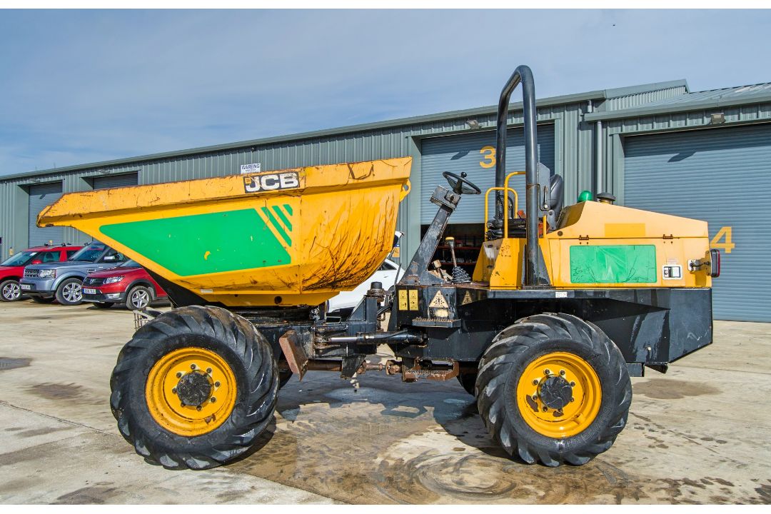 JCB 6 tonne swivel skip dumper Year: 2016 S/N: E66RL9848 Recorded Hours: 1724 c/w V5C registration - Image 7 of 24