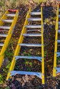8 tread glass fibre framed step ladder 1901LYT0650