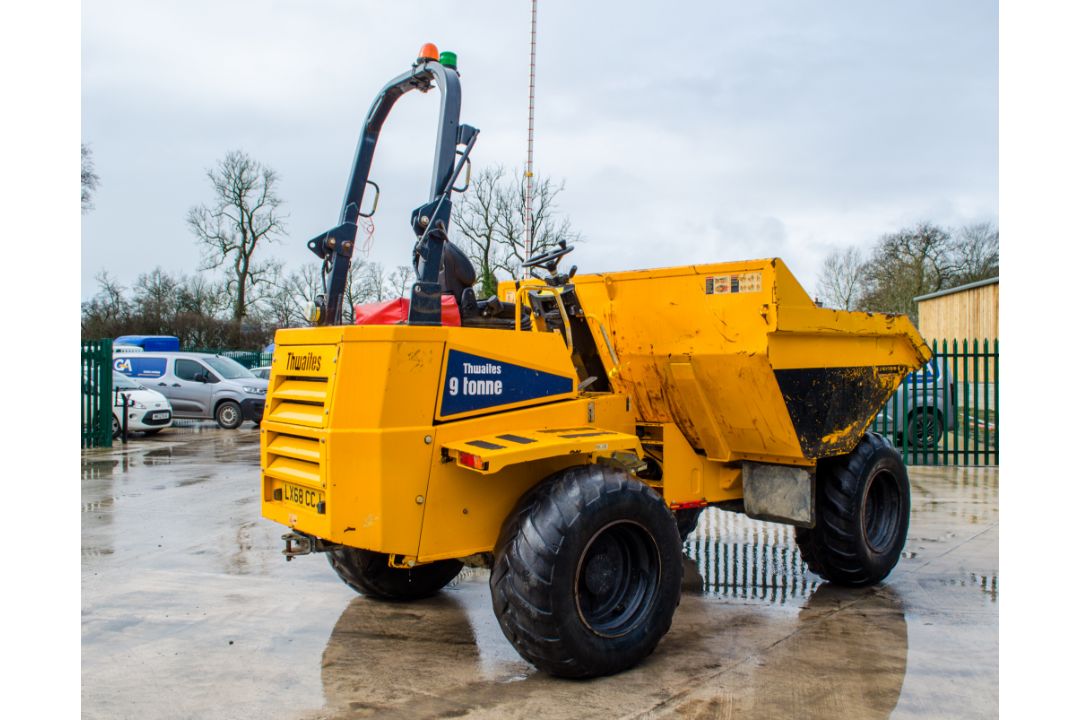 Thwaites 9 tonne straight skip dumper  Year: 2018 S/N: 806E3954 Recorded Hours: 2039 c/w V5C - Image 3 of 19