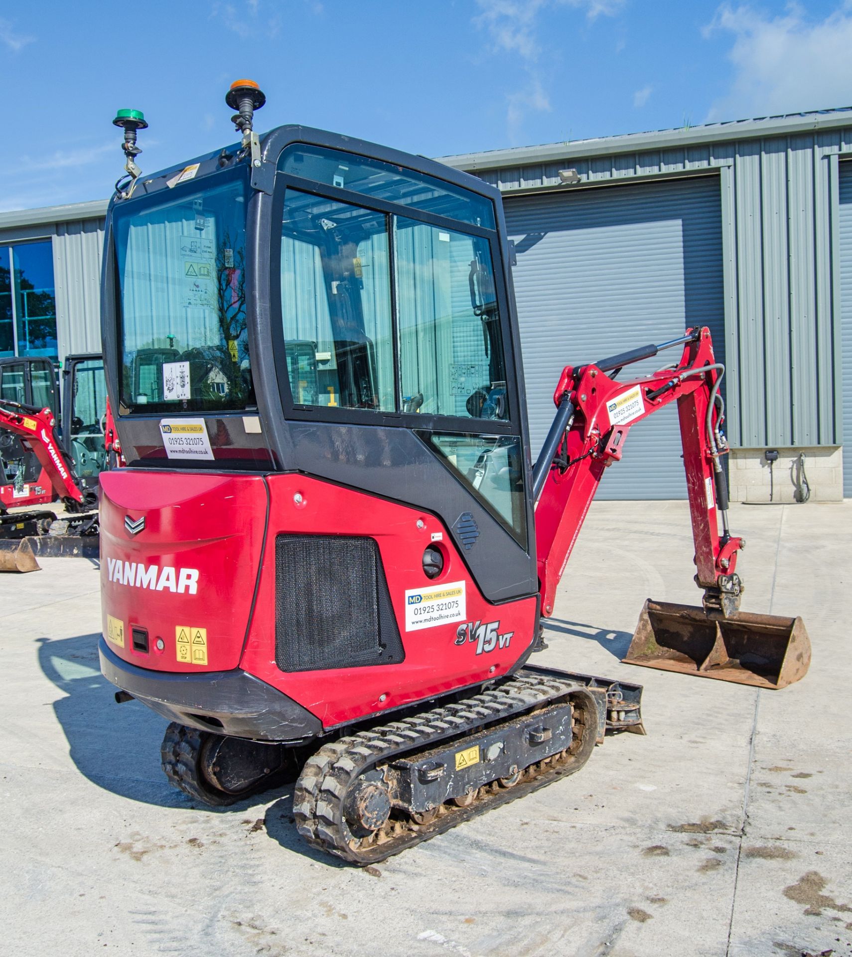Yanmar SV15VT 1.5 tonne rubber tracked mini excavator Year of manufacture: 2022 Model year: 2023 S/ - Image 4 of 26
