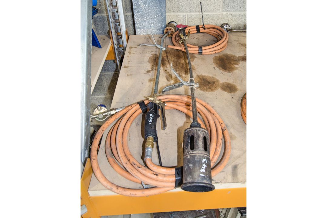2 - single head gas torches