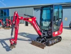 Yanmar SV15VT 1.5 tonne rubber tracked mini excavator Year of manufacture: 2022 Model year: 2023 S/