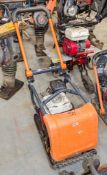 Belle FC4000E petrol driven compactor plate ** Frame detached, belt and cover missing ** 18096073