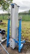 Genie SLA25 manual material hoist 17060991 ** No forks, no winch & cable snapped **