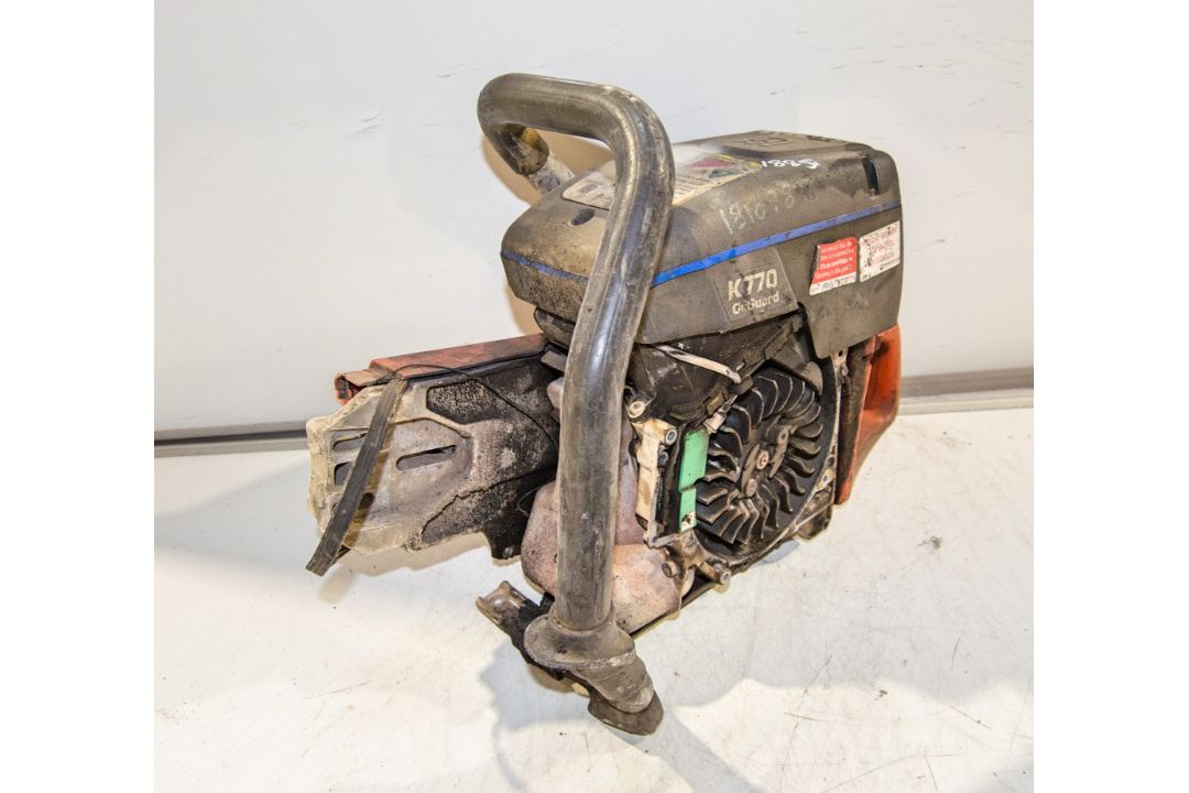 Husqvarna K770 petrol driven cut off saw for spares 18107838 - Image 1 of 2