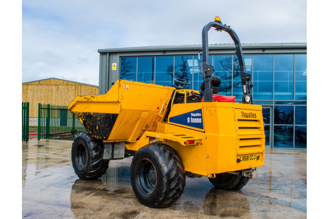 Thwaites 9 tonne straight skip dumper  Year: 2018 S/N: 806E3954 Recorded Hours: 2039 c/w V5C - Image 4 of 19