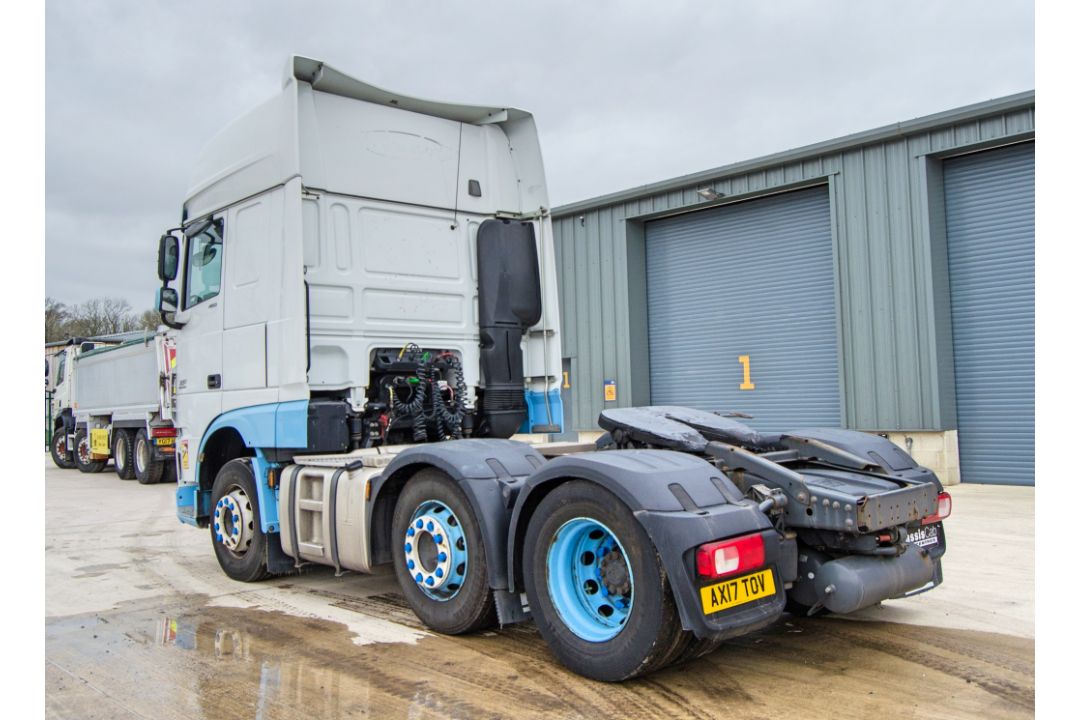 DAF 460 XF Euro 6 6x2 tractor unit Registration Number: AX17 TOV Date of Registration: 17/08/2017 - Image 4 of 30