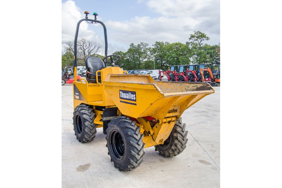 Thwaites 1 tonne hi tip dumper Year: 2021 S/N: 118F4075 Recorded Hours: 384 2106TWT910 - Image 2 of 22