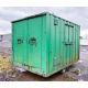 12ft x 8ft steel anti-vandal mobile welfare site unit Comprising of: canteen area, toilet & - Image 3 of 11