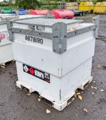 Western Trans Cube 910 litre static bunded fuel bowser A671890 ** No pump, delivery hose or