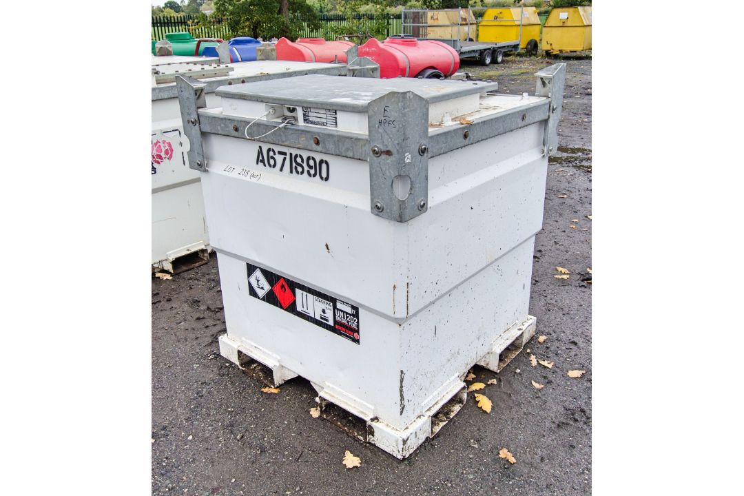 Western Trans Cube 910 litre static bunded fuel bowser A671890 ** No pump, delivery hose or - Image 1 of 3